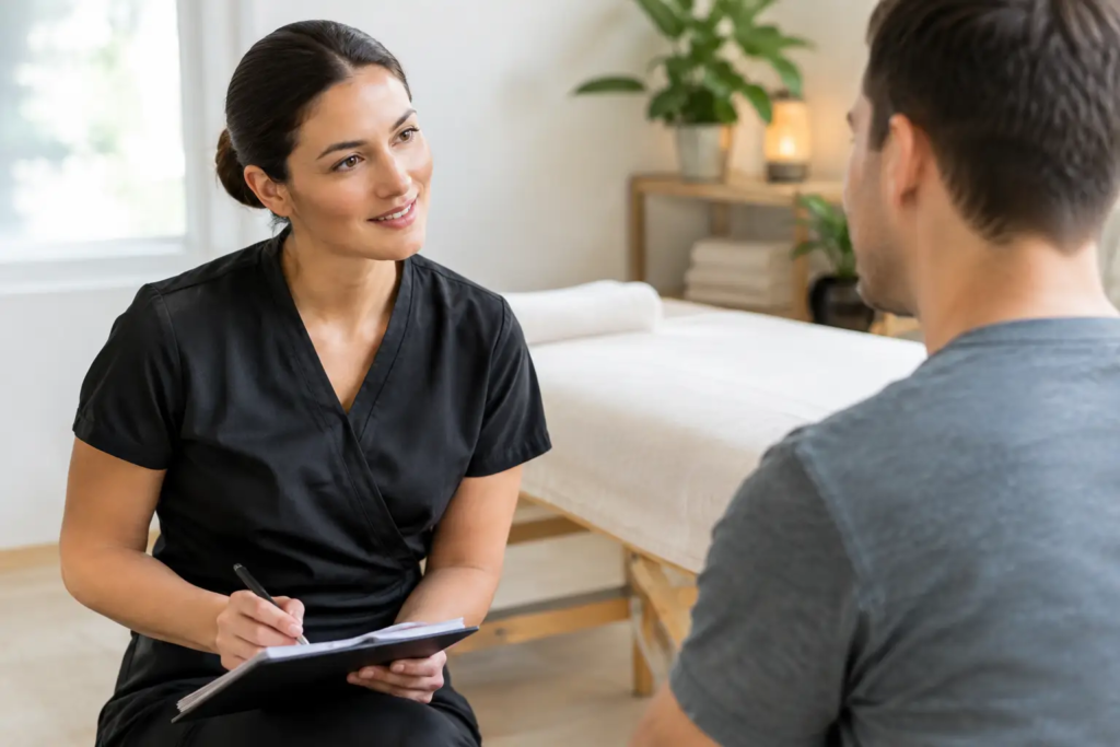 Massage Consent Questions for Private Sessions